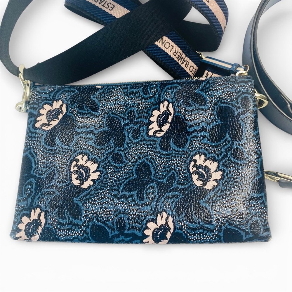 TED BAKER Darliey Leather Shoulder Crossbody Double Strap Bag - Picture 7 of 16